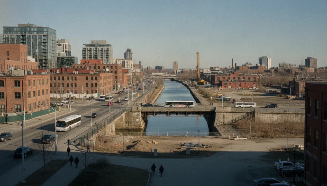 Cover Image for REM Planning Griffintown-Bernard-Landry Bridge-Wellington