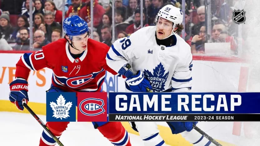 Cover Image for Montreal Canadiens vs Maple Leafs