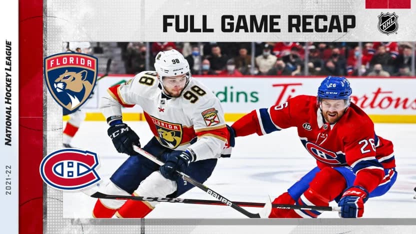 Cover Image for Montreal Canadiens vs Florida Panthers January 9 2026